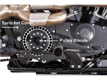 Harley Davidson Sportster [2004-2020]-28 teeth belt cover for