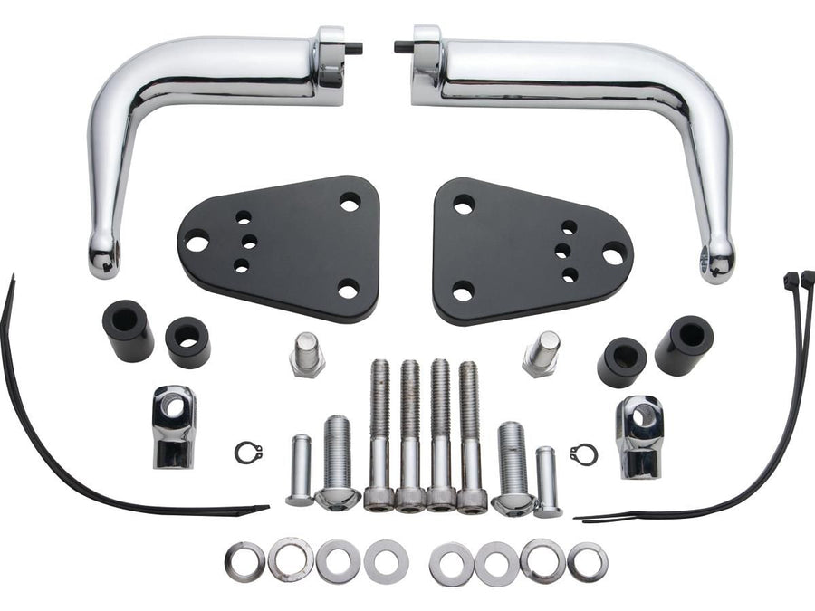 Harley Davidson Sportster [2004-2020]-adjustable motorway footrest brackets