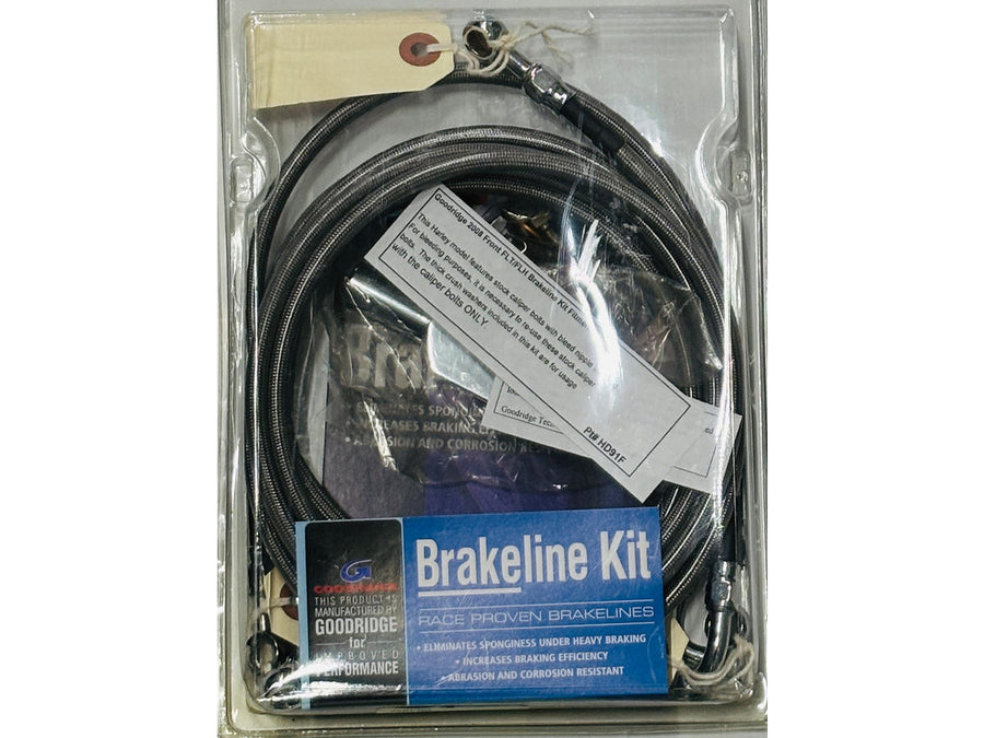 Harley Davidson - C/CS/S front brake hose kit +8 inches
