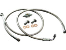 Harley Davidson Touring [1996-2007]-OEM Style Dot brake line made of stainless steel-1