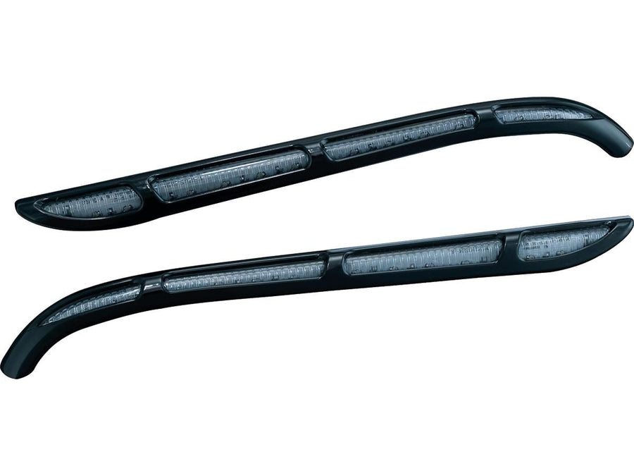 Harley Davidson Touring [1997-2013]-LED rear fenders striped light black