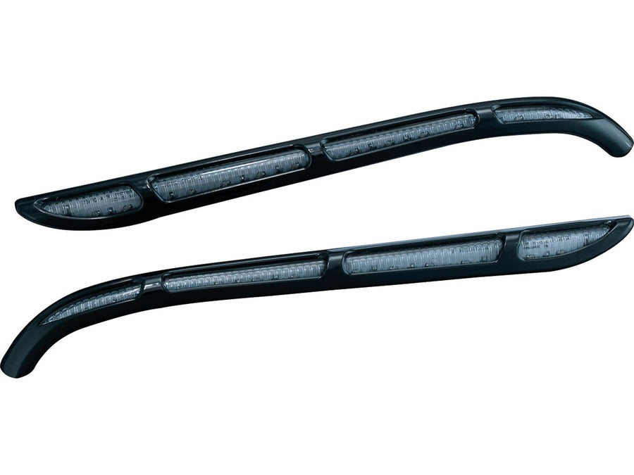 Harley Davidson Touring [1997-2013]-LED rear fenders striped light black