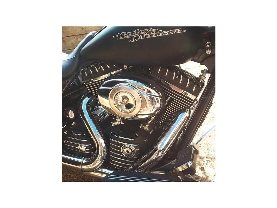 Harley Davidson Sportster [2004-2020]-Ribsters Rocker Box cover black cut