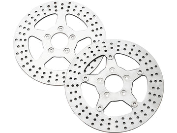 Harley Davidson Sportster [2014-2020]-rigid brake disc 5-hole stainless steel 11.8 " - 0
