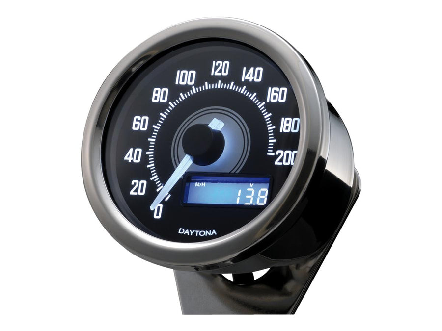 Harley Davidson Sportster [1986-2013]-Velona60 Tachometer polished stainless steel