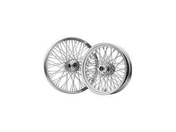 Harley Davidson FXDWG [2000-2003]-40-spokes 21x2.15 Chrome wheels