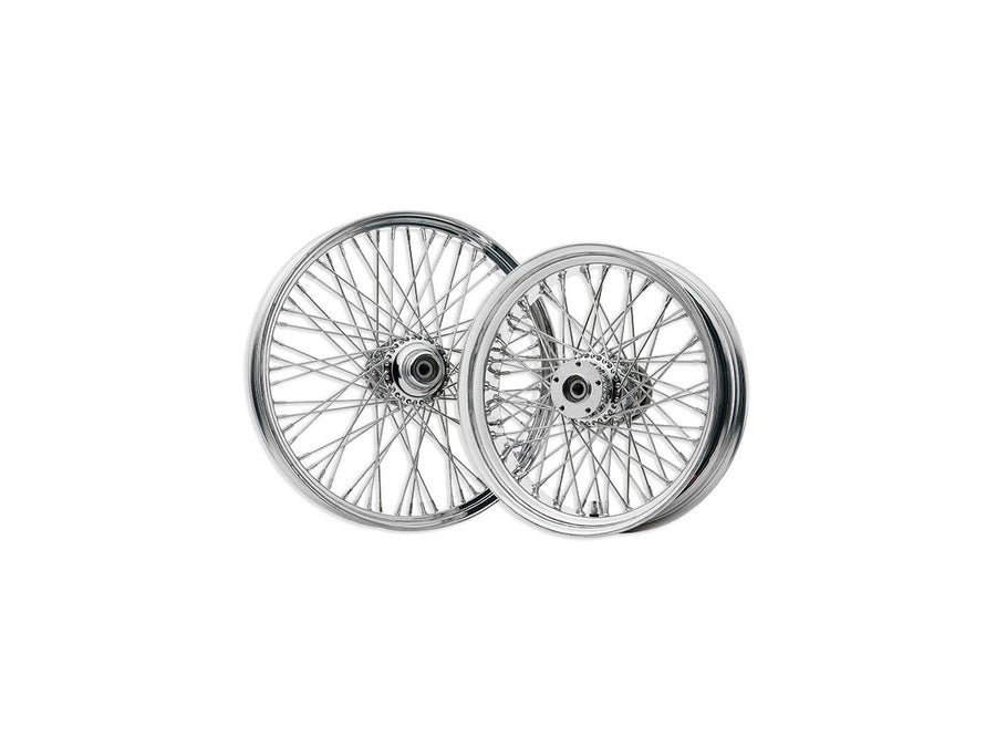 Harley Davidson FXDWG [2000-2003]-40-spokes 21x2.15 Chrome wheels