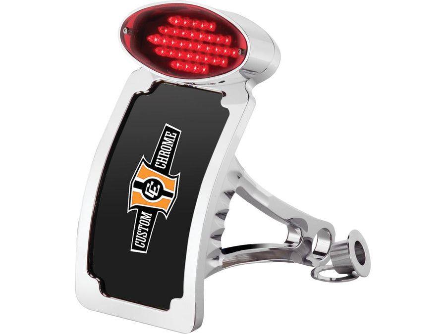 Harley Davidson Softail [1987-1999]-curved rear light & license plate holder kit