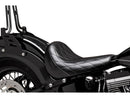 Harley Davidson FXS [2011-2012]-Bare Bones Solo Seat Diamond Stitch Black Vinyl-4
