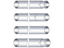 Harley Davidson Softail [1984-1999]-41mm hard chrome fork pipes FL +6 "/Flst +4"/FXST-5