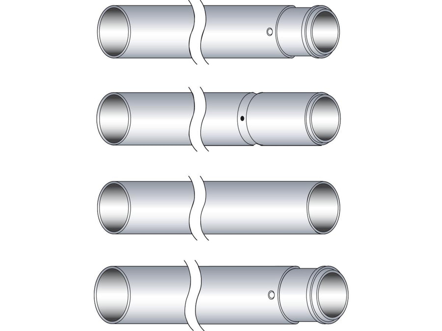 Harley Davidson Dyna [2006-2017]-49mm fork pipes +4 "FXD/ +2" FXDWG Show Chrome