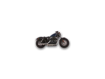 Harley Davidson Sportster [2014-2016]-Double grooves panties-on polished silencer