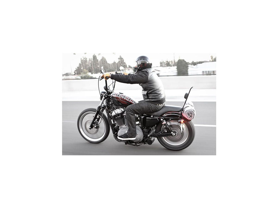 Harley Davidson Sportster [2004-2020]-High Sissy Bar with upholstered black