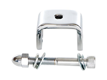 Harley Davidson FXSSTS [1989-2003]-deep headlight holder for Springer Chrom - 0