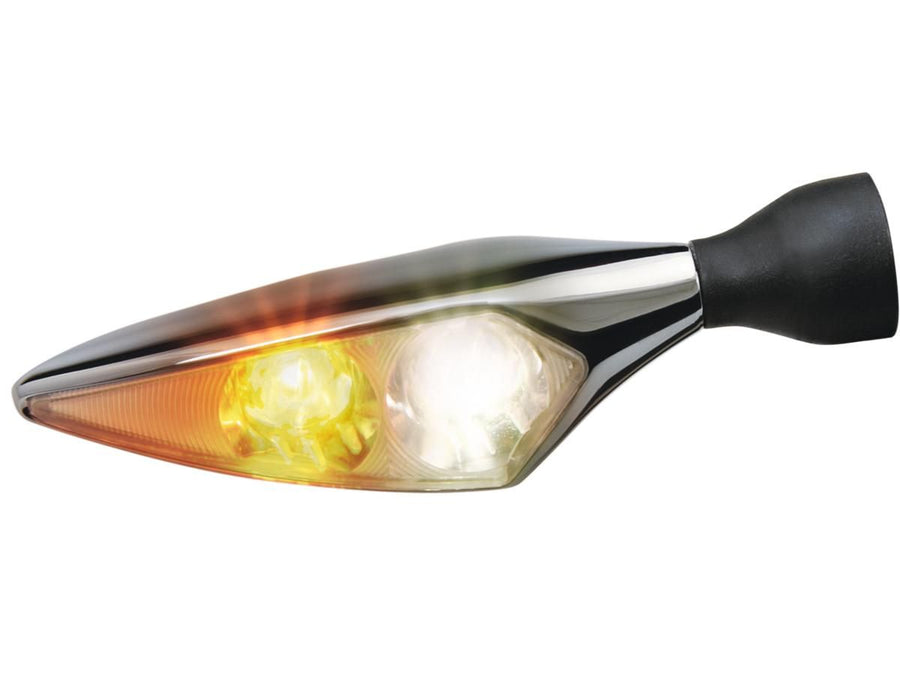 Harley Davidson - Micro Rhombus PL Titan Led turn signal/position light at the front left titanium