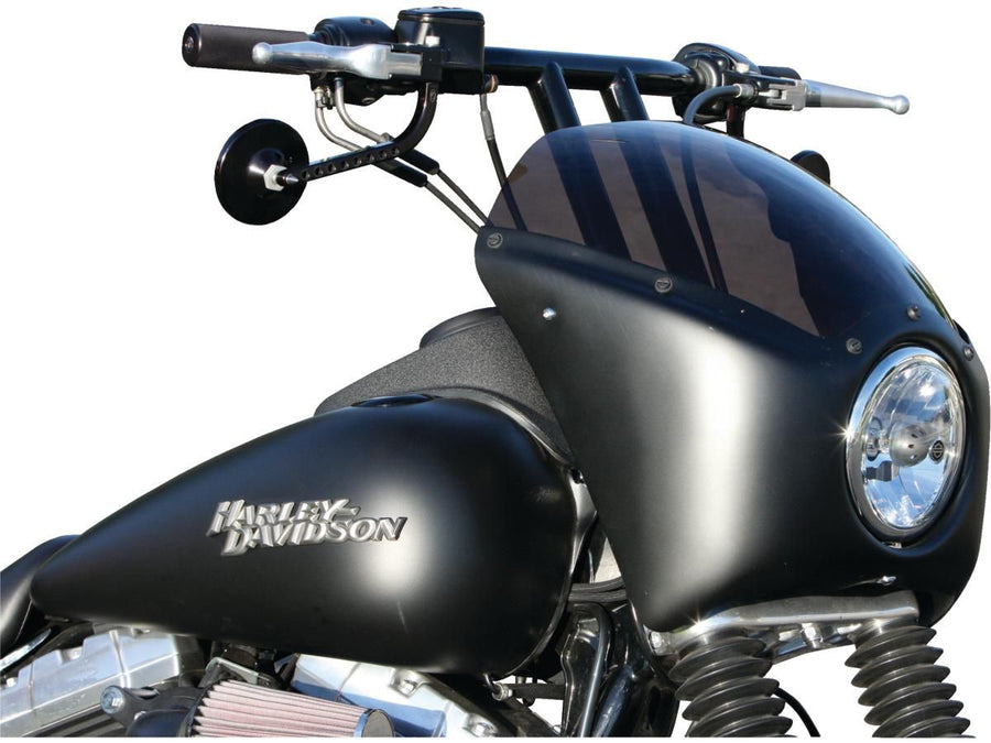 Harley Davidson Dyna [2006-2017]-Bolt-on cladding set for 49 mm fork pipes