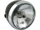 Harley Davidson - Vintage 5 3/4 "Headlight black powder -coated H4-1