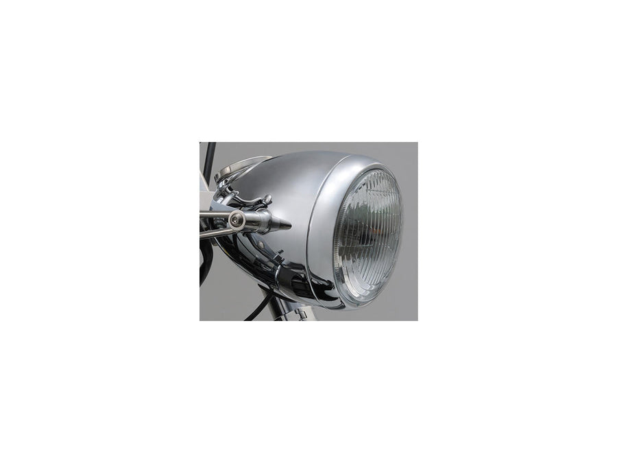Harley Davidson - Vintage 5 3/4 "headlight chrome H4