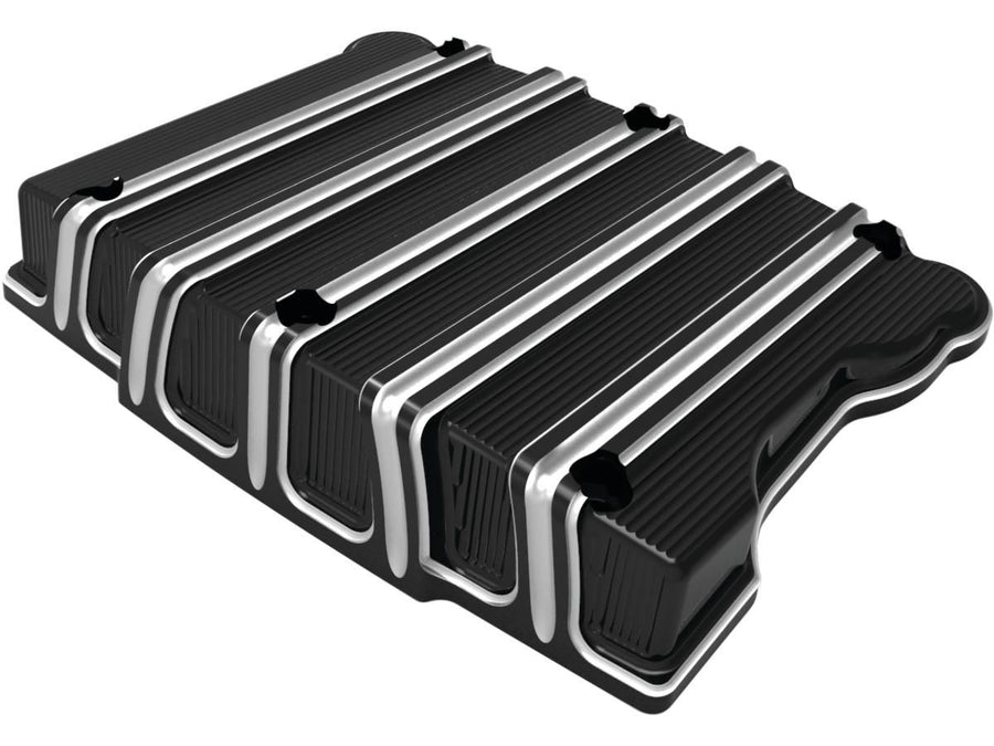 Harley Davidson Dyna [1999-2017]-10-gauge rocker box covered black
