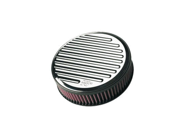 Harley Davidson Sportster [1991-2006]-round grooved air filter aluminum