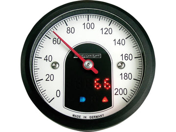 Harley Davidson Sportster [1986-2013]-Motoscope Tiny Tachometer scale: 200 MPH; 200 - 0