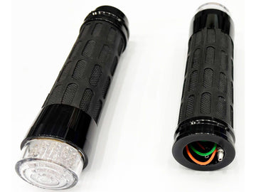 Harley Davidson - RBS Soft Touch gripped black Led turn signal