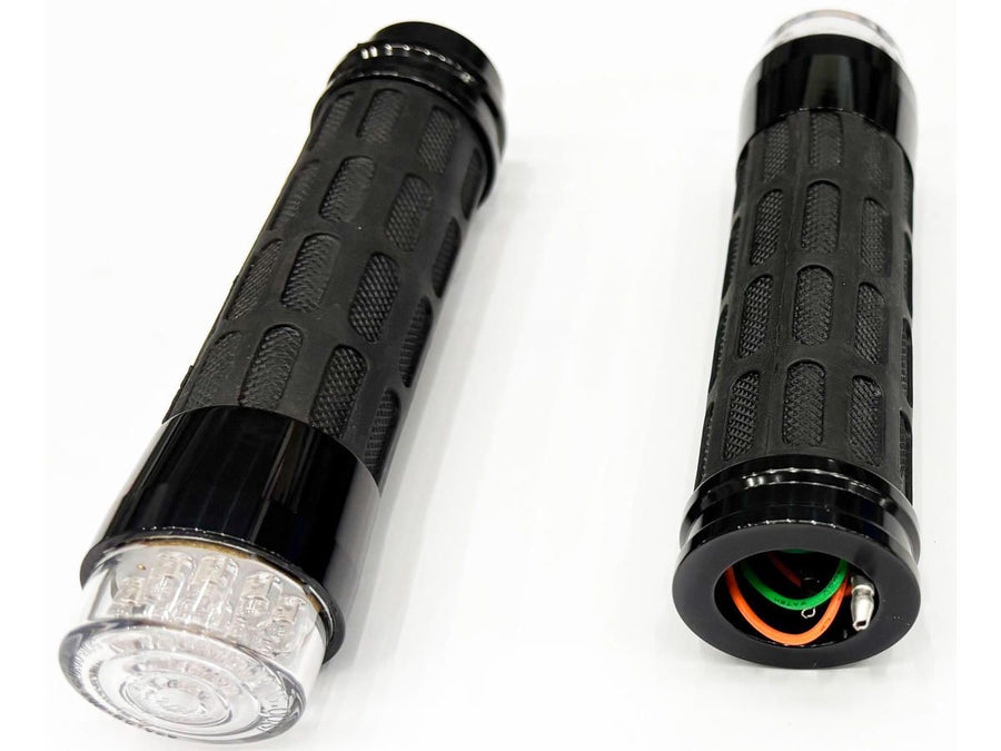 Harley Davidson - RBS Soft Touch gripped black Led turn signal