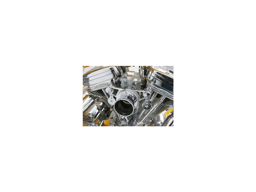 Harley Davidson Dyna [1999-2017]-Peak Breather Kit Chrom