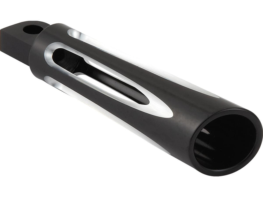 Harley Davidson Sportster [1991-2020]-deep cut footrest black, anodized