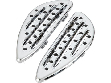 Harley Davidson Touring [1985-2025]-Deep cut driver footrest chrome