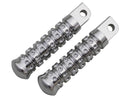 Harley Davidson Sportster [1991-2020]-ribbed footrest chrome-3