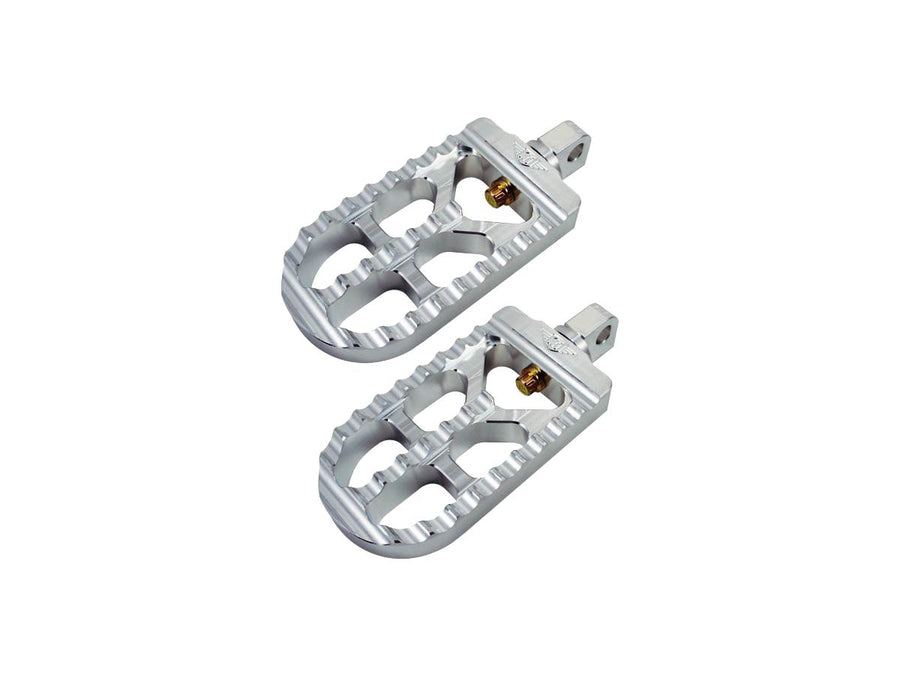 Harley Davidson Sportster [1991-2020]-Long corrugated adjustable footrests long