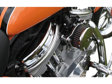 Harley Davidson Sportster [2007-2020]-high-performance air filter chrome - 0