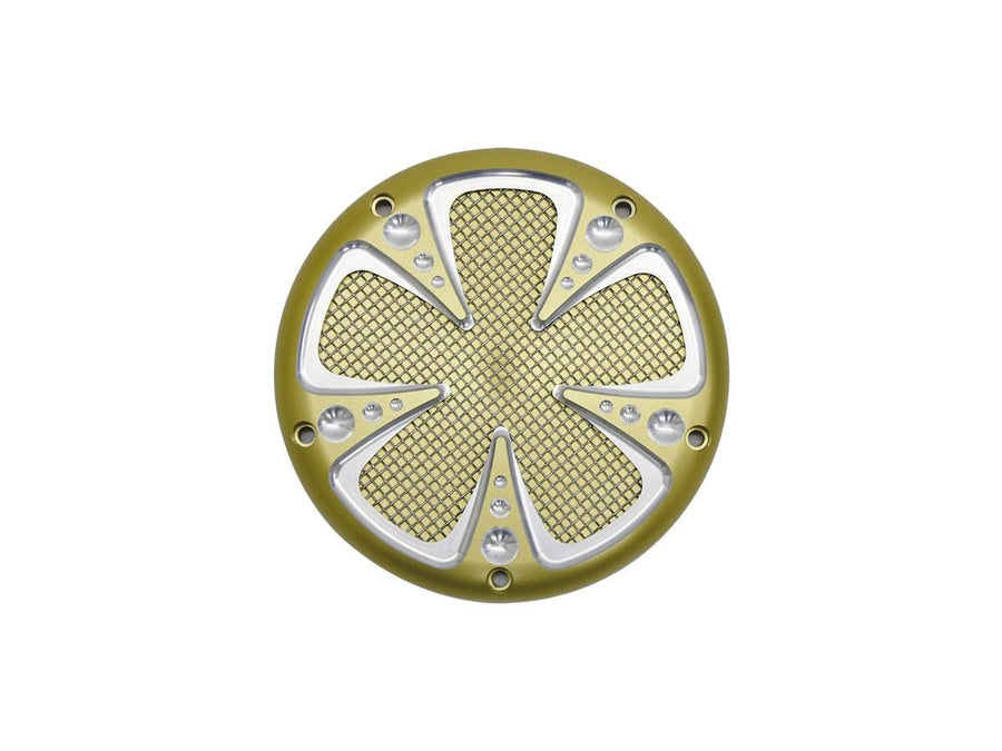 Harley Davidson Fl Shovel [1970-1984]-mesh derby cover gold