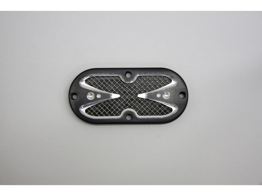Harley Davidson Dyna [1991-2005]-mesh inspection cover black