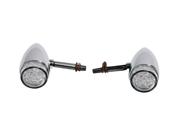 Harley Davidson - Bullet Led Blinker Aluminum Clear Led