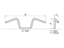Harley Davidson FXSSTS [1988-2003]-16 Chubby Classic Ape Hanger Lenker for Springer-2