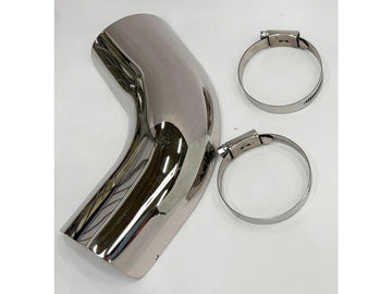 Harley Davidson - E3 Heatshield polished in the back