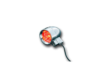Harley Davidson-Silver Bullet LED blinker with 3/8 "-16 Hohl-Montage kit silver red ...