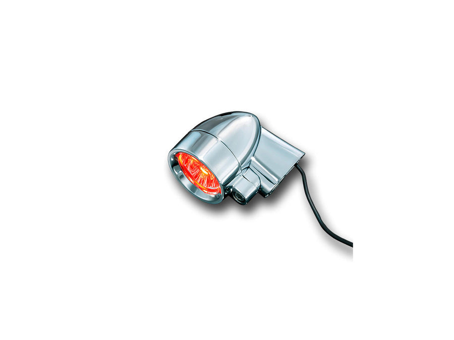 Harley Davidson - Silver Bullet LED turn signal fenders' silver red LED