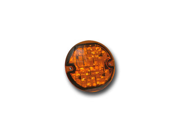 Harley Davidson Flhtcu [2012-2013]-flat-style blinker insert chrome amber