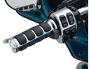 Harley Davidson Touring [2008-2024]-ISO Heated handles Chrom 1 "Gas train by wire-1