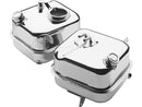 Harley Davidson Fl Shovel [1966-1984]-OEM-style oil tank chrome-3