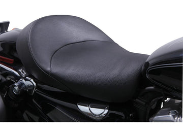 Harley Davidson Sportster [2004-2020]-Bigist solo vinyl seat black vinyl