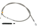 Harley Davidson Dyna [1991-2005]-stainless steel-coated clutch cable +1 "stainless steel-1