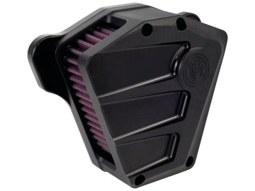 Harley Davidson Softail [2016-2017]-Scallop air filter Black Ops