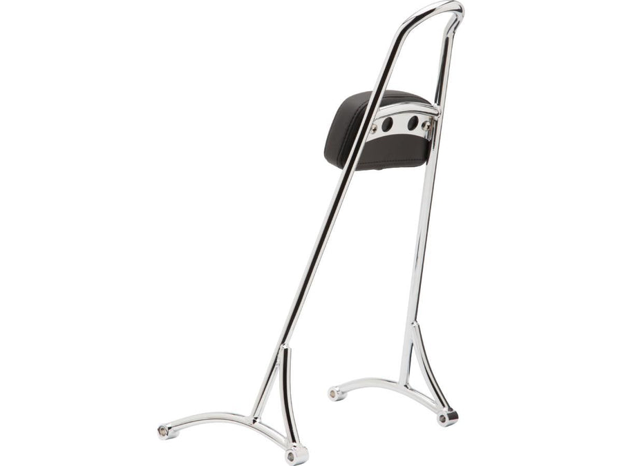 Harley Davidson Sportster [2004-2020]-High Sissy Bar with upholstery, chrome-plated