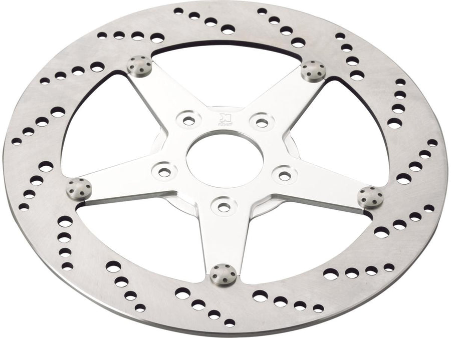 Harley Davidson Sportster [2000-2020]-drilled brake disc rotor aluminum