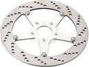 Harley Davidson Dyna [2000-2017]-drilled brake disc aluminum stainless steel 8.5 "-1