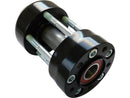 Harley Davidson FXS [2011-2012]-Single Rotor ABS front hub black ABS-1